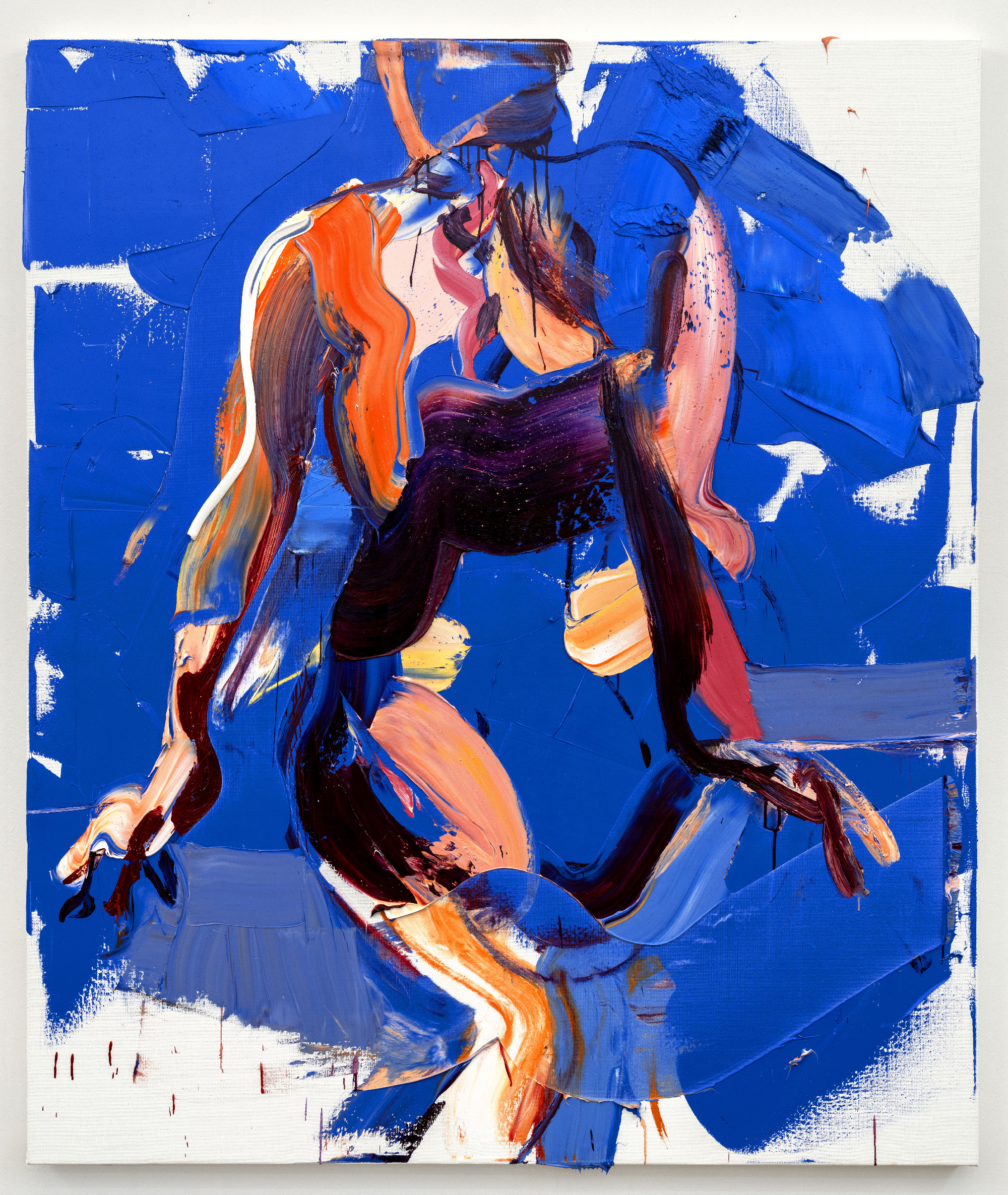 Into The Blue Void, 190x160 cm, oil on canvas, 2024