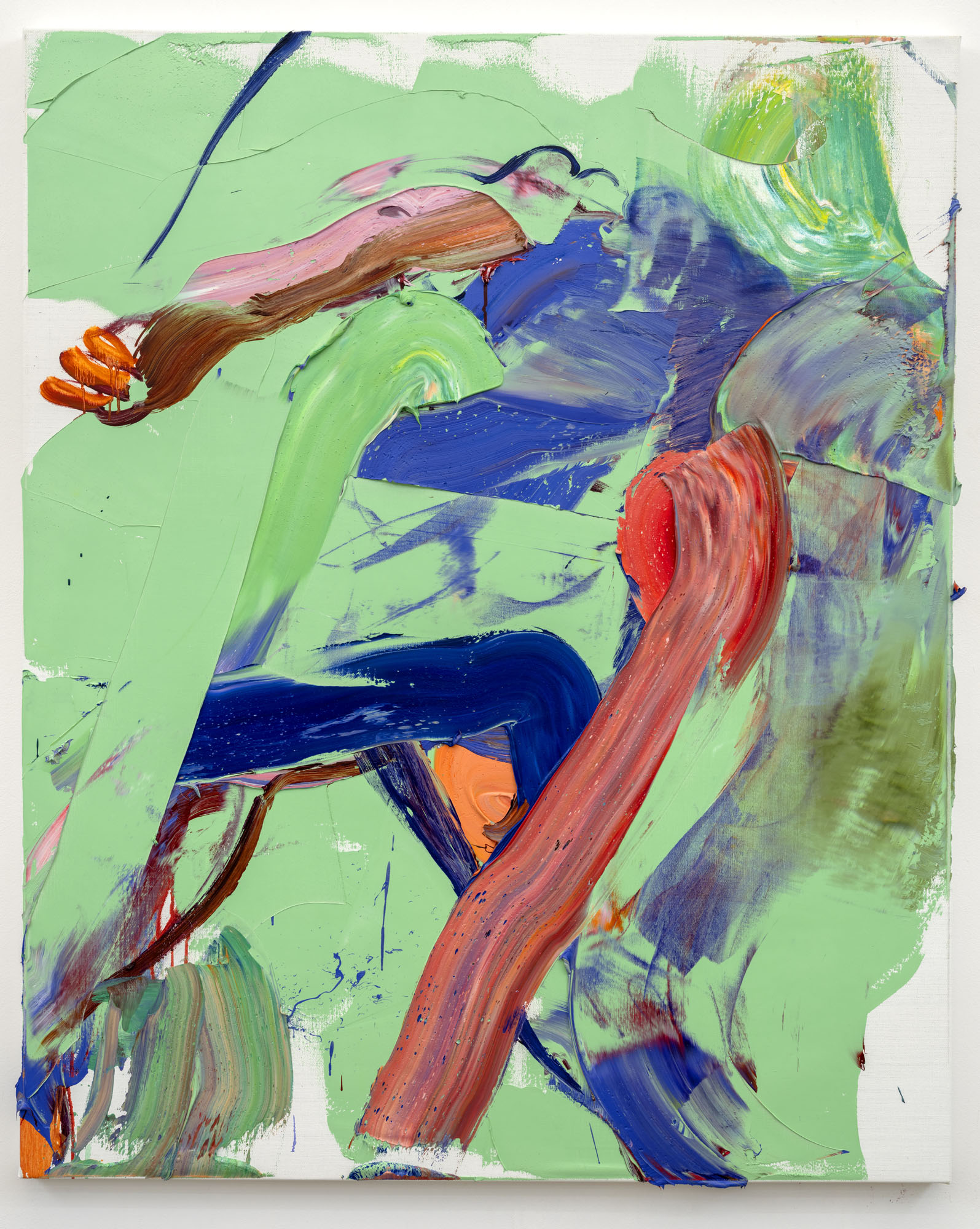 Evacuation Zone, 160x130 cm, oil on canvas, 2024