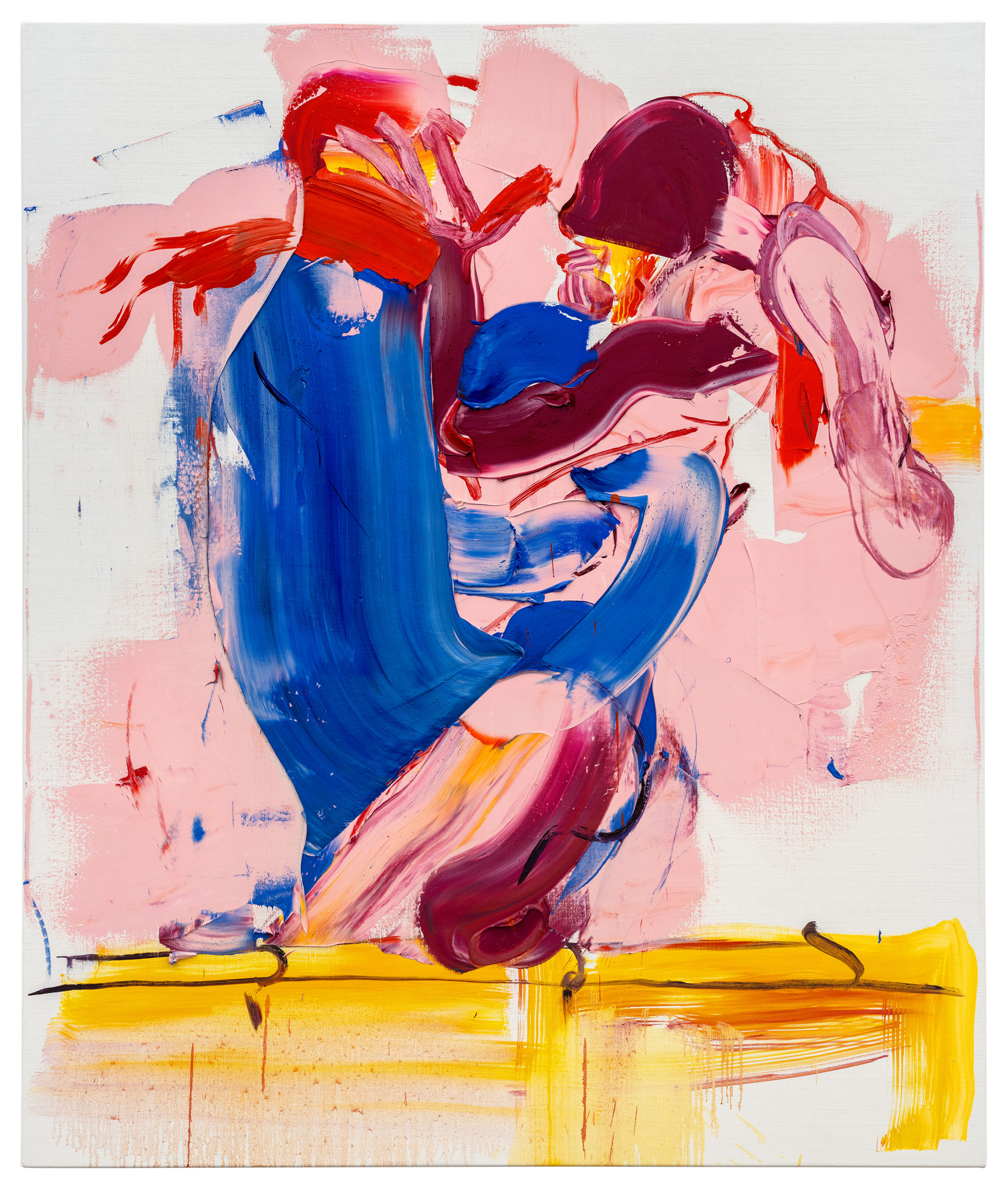 The Hug, 190x160 cm, oil on canvas, 2025