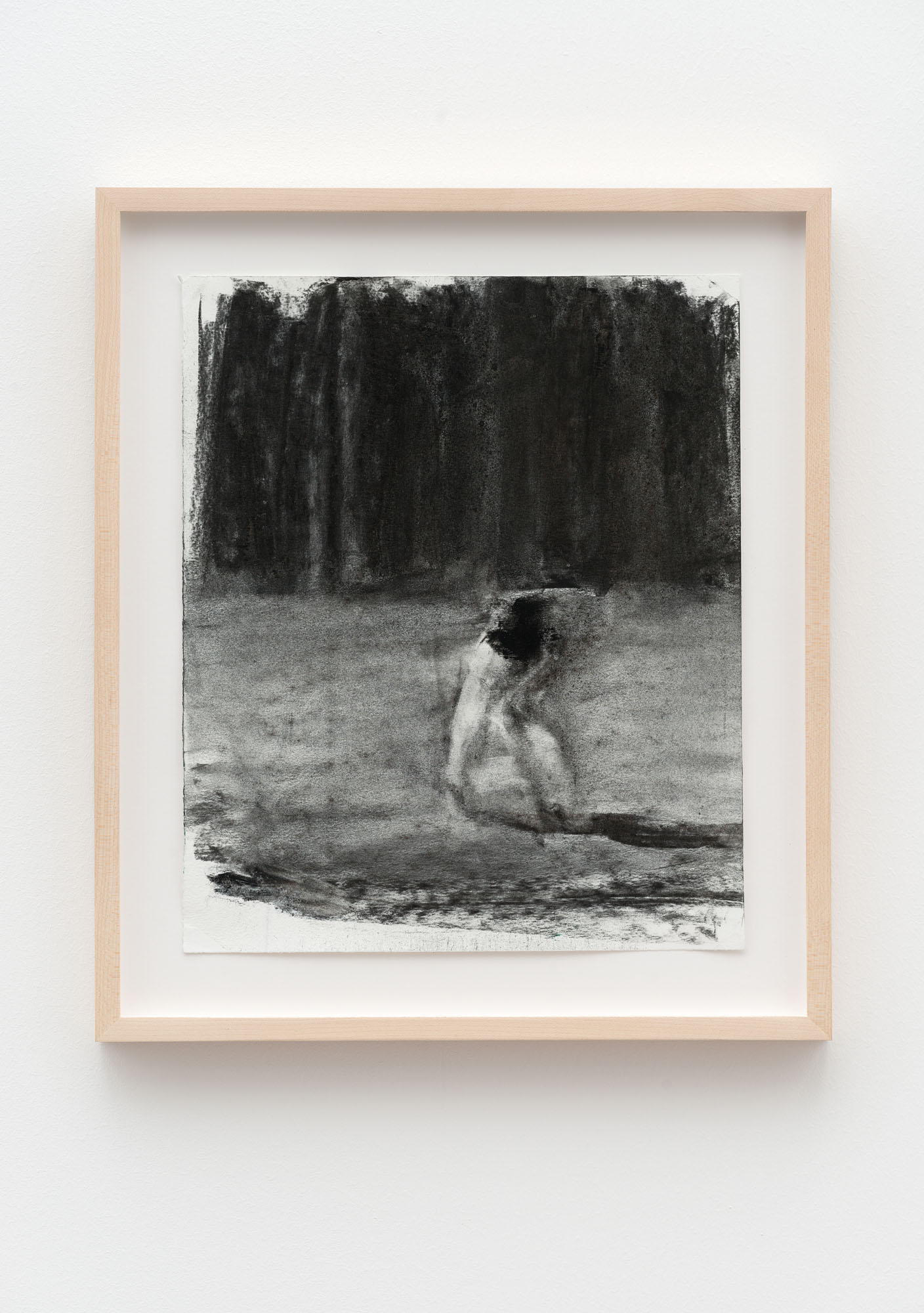 Outscape I, 36x42 cm, charcoal on paper, 2016