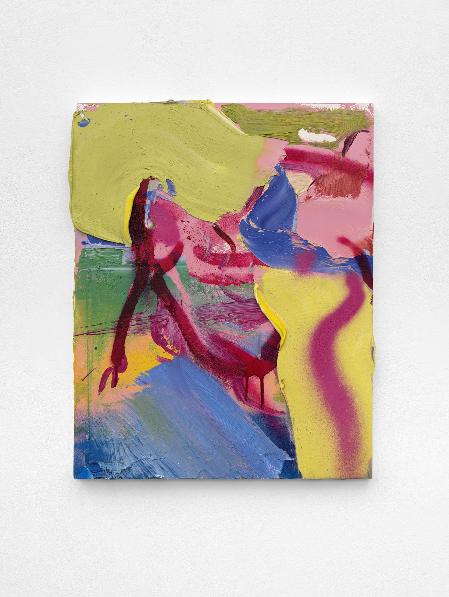 Riding On Nature, 50x40 cm, oil on wood-board, 2023