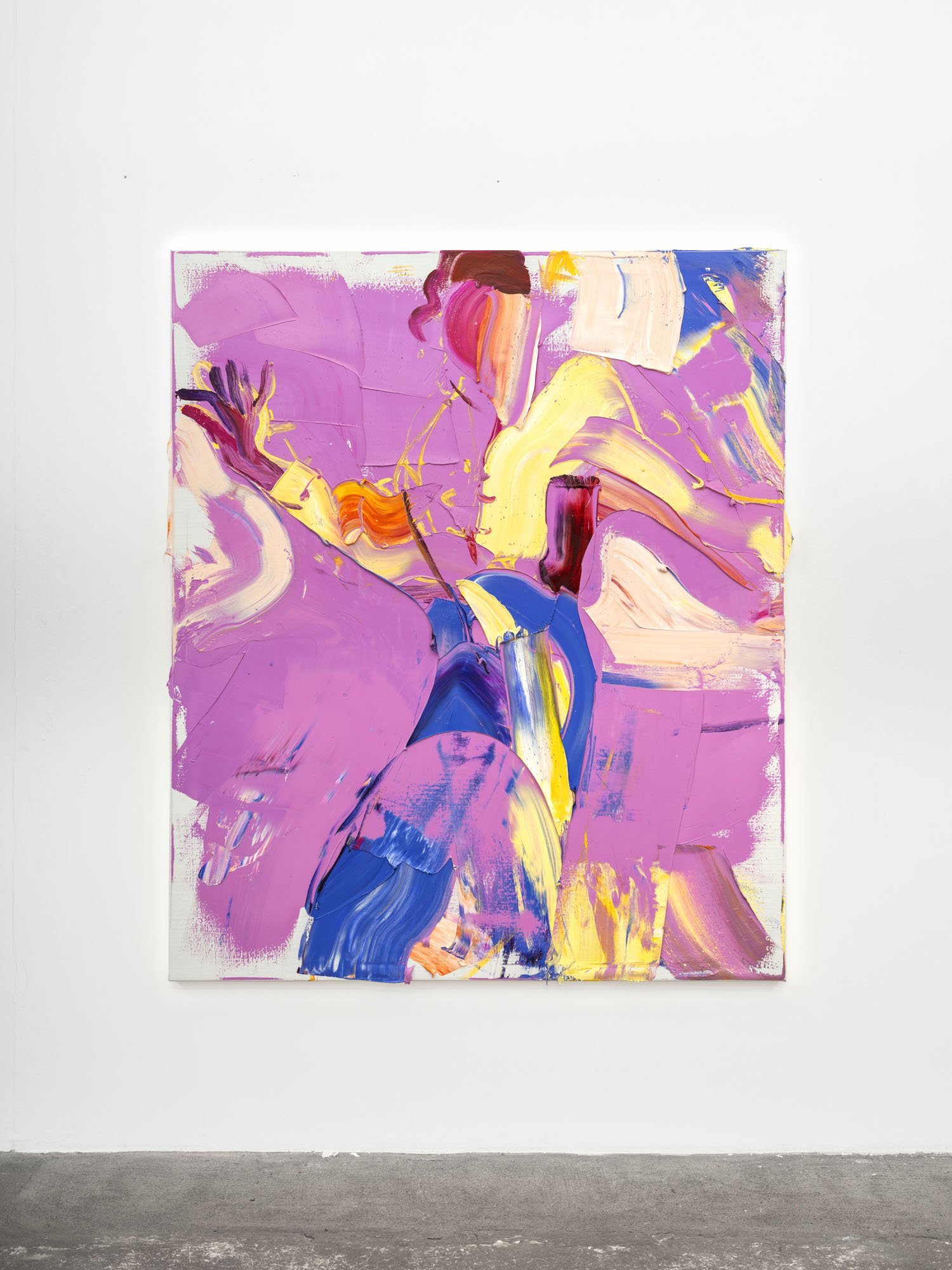 The New Step II, 190x160 cm, oil on canvas, 2024