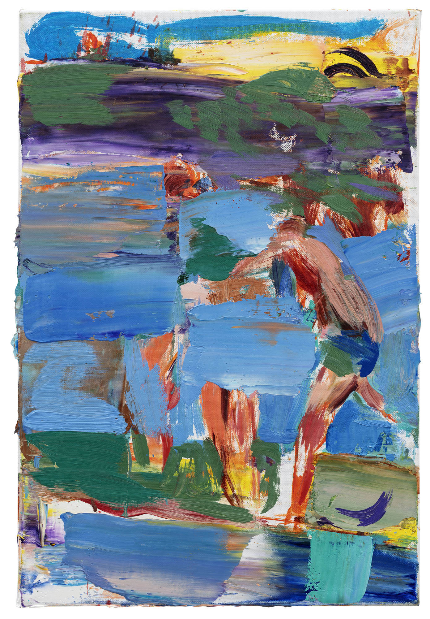 Wavecatcher I, 68x45 cm, oil on canvas, 2020